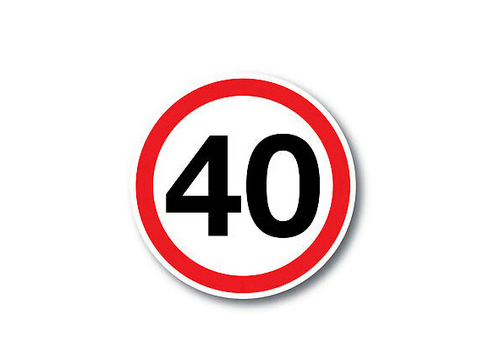 SIGN 40 km