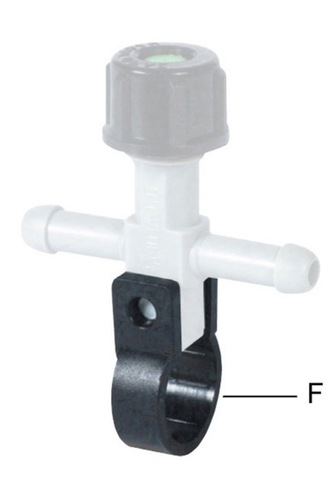 SINGLE CLAMP FOR CROSS NOZZLE HOLDER
