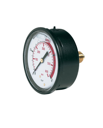 PLASTIC GLYCERIN PRESSURE GAUGE Ø63 mm