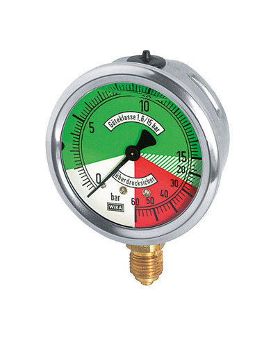 GLYCERIN ISOMETRIC PRESSURE GAUGE Ø63 mm